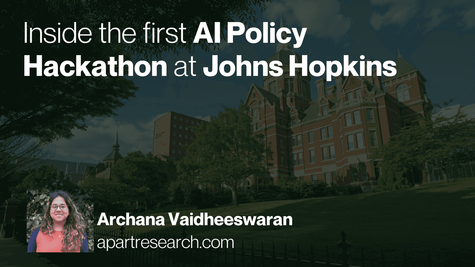 Inside the first AI Policy Hackathon at Johns Hopkins