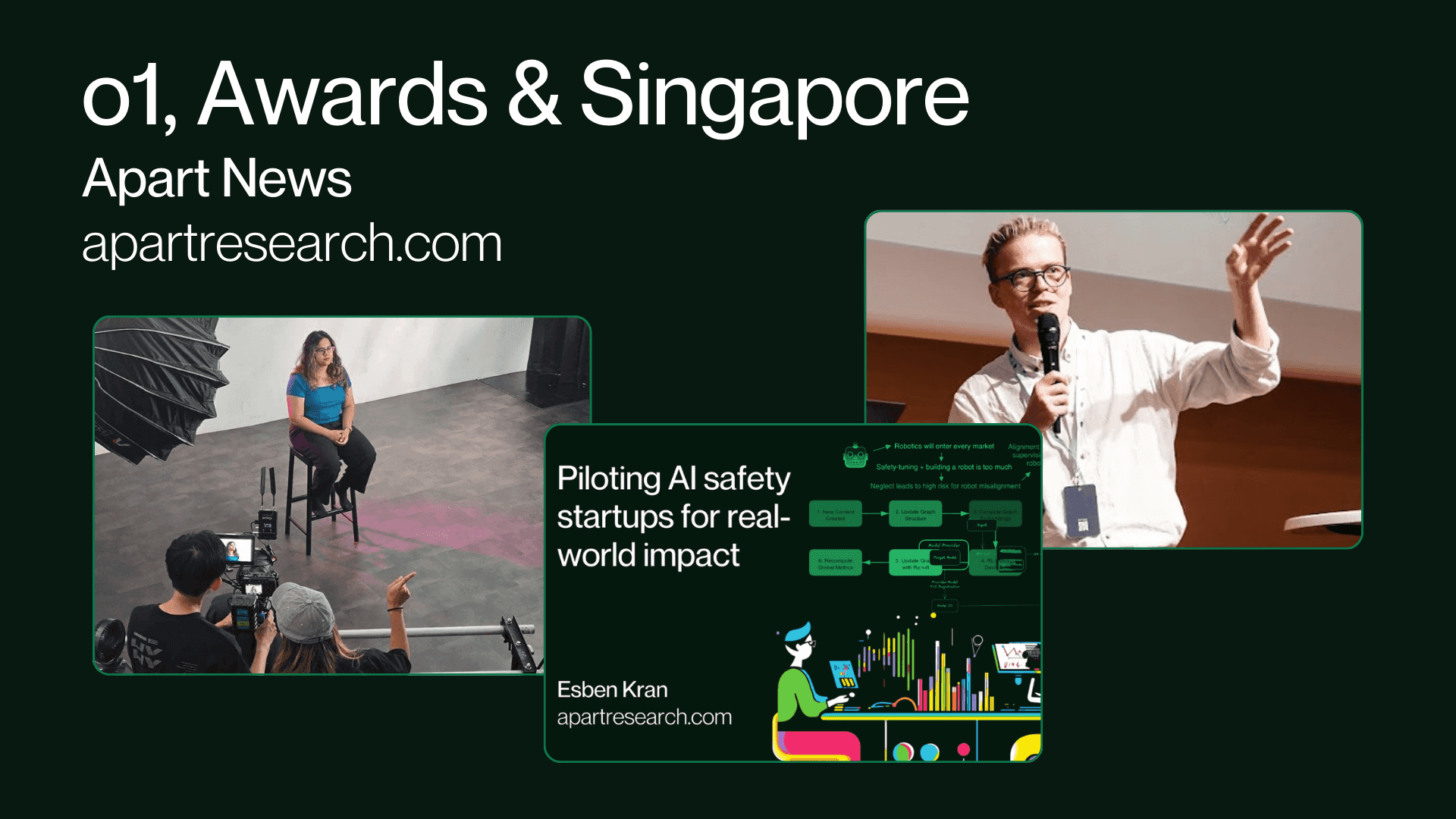 Apart News: o1, Awards & Singapore