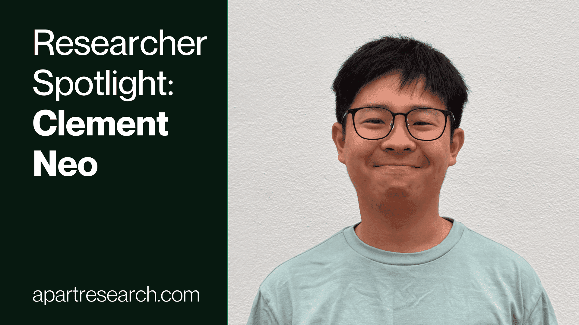 Researcher Spotlight: Clement Neo