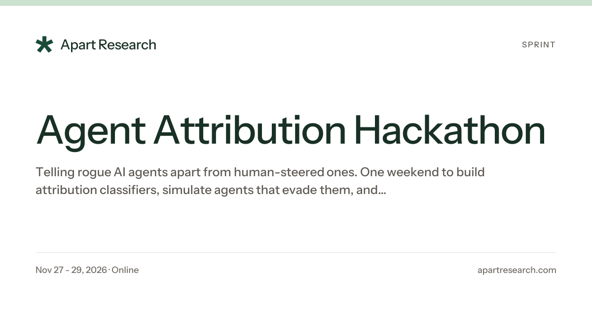 Agent Attribution Hackathon